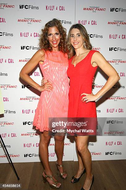 Actor Alysia Reiner and Actor Sara Megan Thomas attend "Kelly & Cal" New York Screening at Crosby Hotel on September 4, 2014 in New York City.