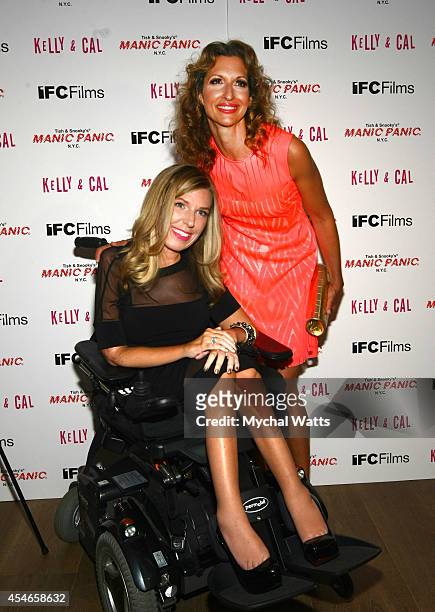 Dr. Danielle Sheypuk and Actor Alysia Reiner attend "Kelly & Cal" New York Screening at Crosby Hotel on September 4, 2014 in New York City.