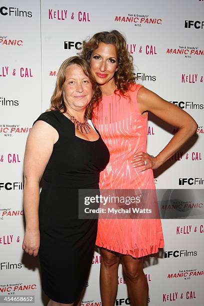 Actor Alysie Reiner and Director Jen McGowen attend "Kelly & Cal" New York Screening at Crosby Hotel on September 4, 2014 in New York City.