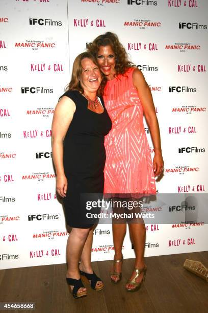 Actor Alysie Reiner and Director Jen McGowen attend "Kelly & Cal" New York Screening at Crosby Hotel on September 4, 2014 in New York City.