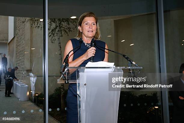 Of the 'Jerome Seydoux - Pathe Foundation' Sophie Seydoux attends the 'Jerome Seydoux - Pathe Foundation' : Opening party on September 4, 2014 in...