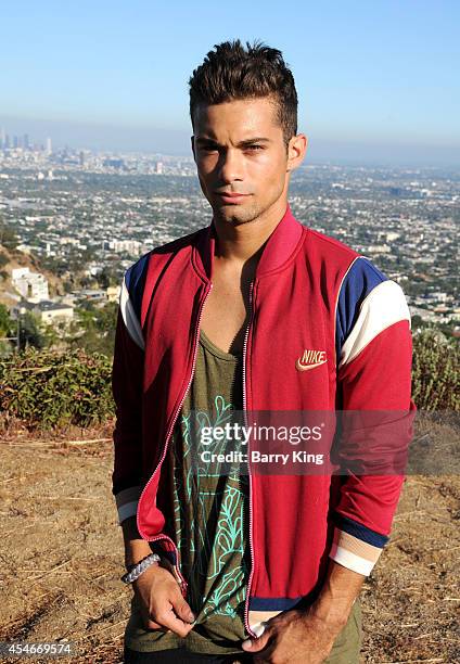 Actor Hector David Jr. Poses during a photo shoot on September 4, 2014 in Los Angeles, California.