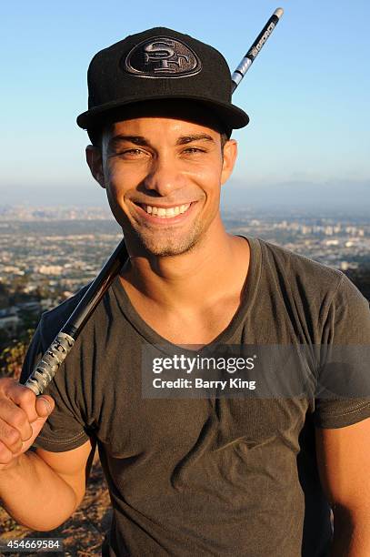 Actor Hector David Jr. Poses during a photo shoot on September 4, 2014 in Los Angeles, California.