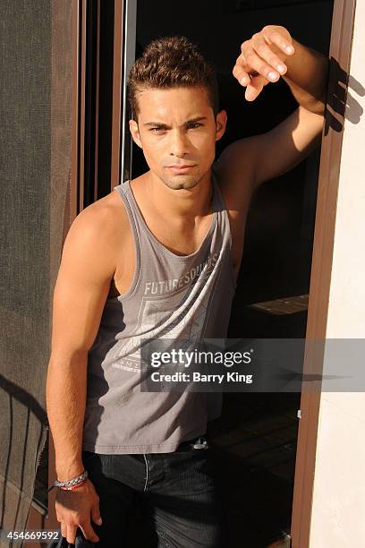 Actor Hector David Jr. Poses during a photo shoot on September 4, 2014 in Los Angeles, California.