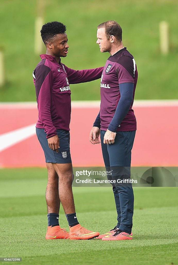 England Training Session And Press Conference