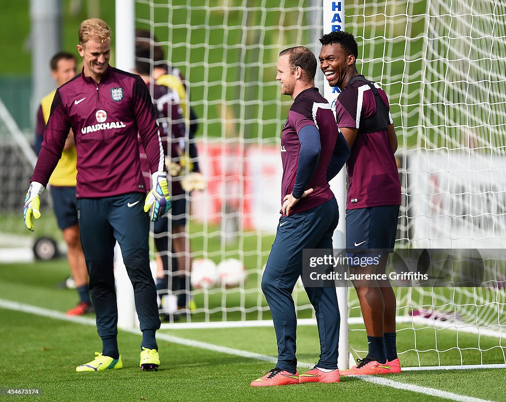 England Training Session And Press Conference