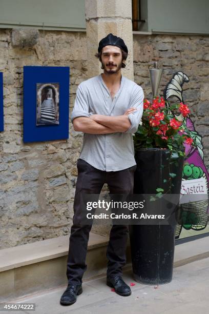 Spanish actor Yon Gonzalez attends the "Bajo Sospecha" new season photocall at the Villa Suso Palace during day 5 of the 6th FesTVal Television...