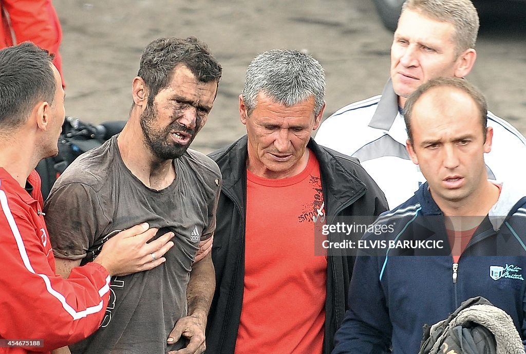 BOSNIA-MINING-EARTHQUAKE-ACCIDENT