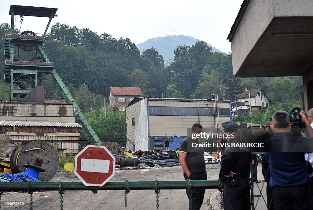 BOSNIA-MINING-EARTHQUAKE-ACCIDENT