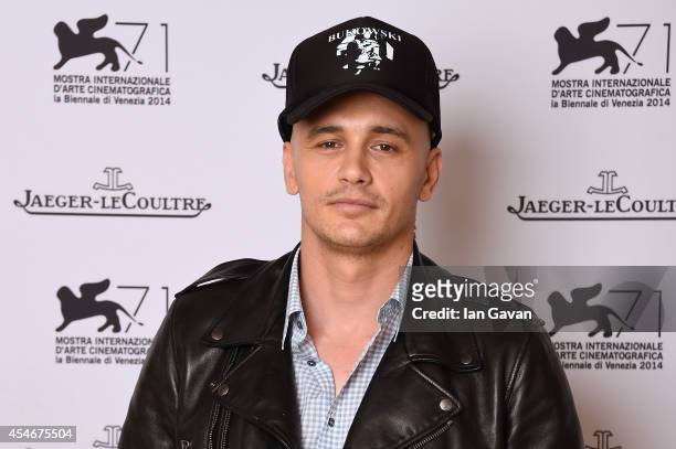 Director and actor James Franco of 'The Sound and the Fury' poses for a portrait for Jaeger-LeCoultre in their festival lounge before the JLC Glory...