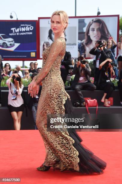 Actress Janet Jones Gretzky attends 'The Sound And The Fury' Premiere during the 71st Venice Film Festival at Sala Grande on September 5, 2014 in...