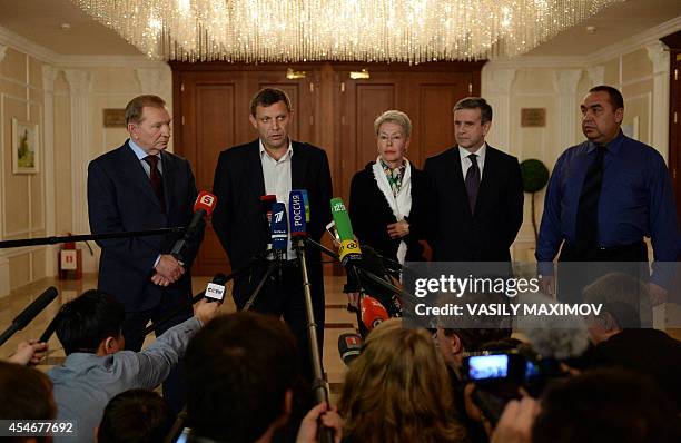 - Former Ukrainian president Leonid Kuchma, representative of self proclaimed "People Republic of Donetsk", Prime Minister Alexander Zakharchenko,...