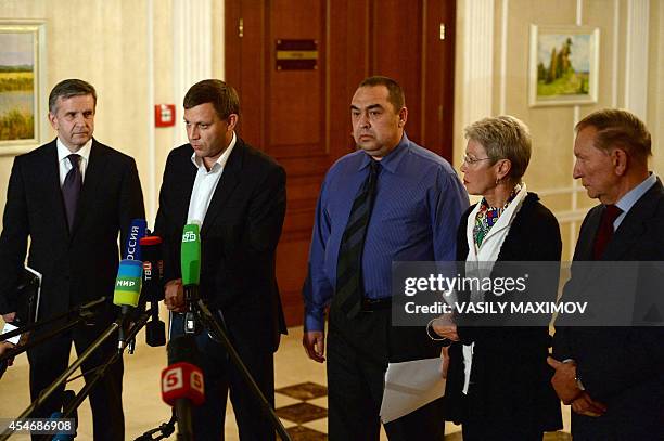 - representative of self proclaimed "People Republic of Donetsk", Prime Minister Alexander Zakharchenko, Russian Ambassador to the Ukraine Mikhail...