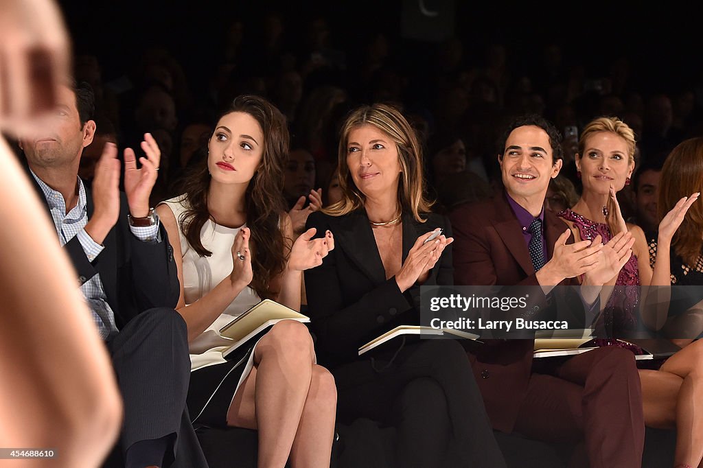 Project Runway - Front Row - Mercedes-Benz Fashion Week Spring 2015