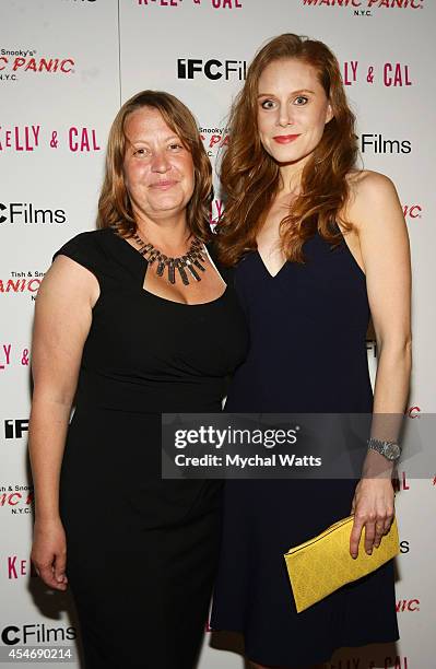 Director JenMcGowen and Actor Christian Seidel attend "Kelly & Cal" New York Screening at Crosby Hotel on September 4, 2014 in New York City.