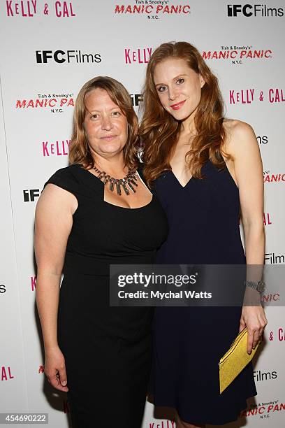 Director JenMcGowen and Actor Christian Seidel attend "Kelly & Cal" New York Screening at Crosby Hotel on September 4, 2014 in New York City.