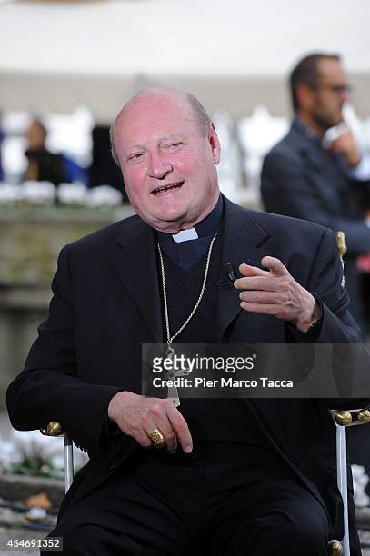 Cardinal and President of the Pontifical Council for Culture and of the Pontifical Commission for Sacred Archaeology Gianfranco Ravasi attends the...