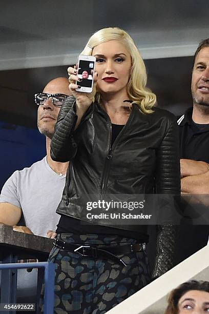 Gwen Stefani attends day 11 of the 2014 US Open at USTA Billie Jean King National Tennis Center on September 4, 2014 in New York City.