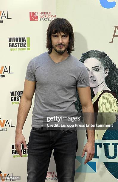 Spanish actor David Janer attends 'Aguila Roja' new season photocall at the Villa Suso Palace during the 6th FesTVal Television Festival 2014 day 4...