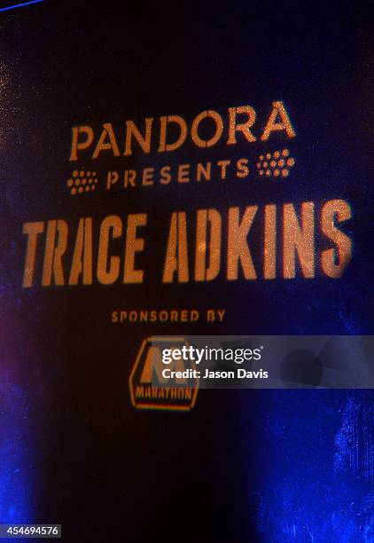 Atmosphere at Marathon Music Works during Pandora Presents Trace Adkins sponsored by Marathon on September 4, 2014 in Nashville, Tennessee.