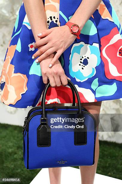 Model poses at the Kate Spade New York Presentation during Mercedes-Benz Fashion Week Spring 2015 at Center 548 on September 5, 2014 in New York City.