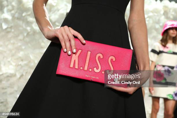 Accessory detail at the Kate Spade New York Presentation duringMercedes-Benz Fashion Week Spring 2015 at Center 548 on September 5, 2014 in New York...