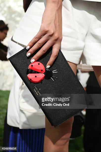 Accessory detail at the Kate Spade New York Presentation during Mercedes-Benz Fashion Week Spring 2015 at Center 548 on September 5, 2014 in New York...