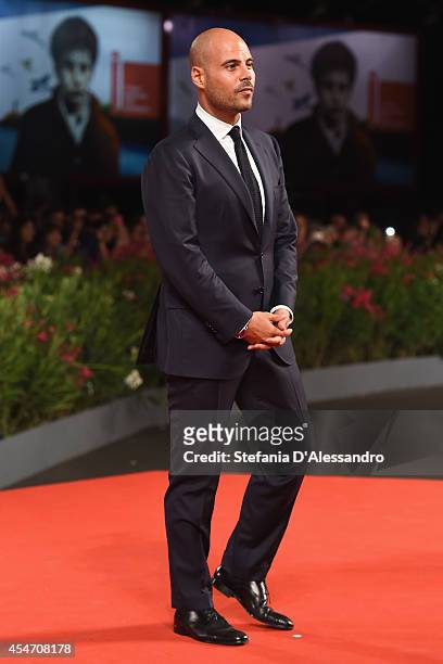 Marco D'Amore attends 'Perez' Premiere during the 71st Venice Film Festiva on September 5, 2014 in Venice, Italy.