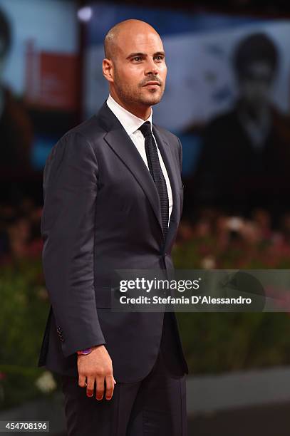 Marco D'Amore attends 'Perez' Premiere during the 71st Venice Film Festiva on September 5, 2014 in Venice, Italy.