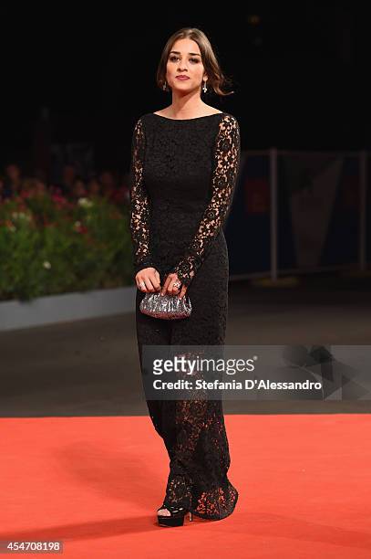 Simona Tabasco attends 'Perez' Premiere during the 71st Venice Film Festiva on September 5, 2014 in Venice, Italy.
