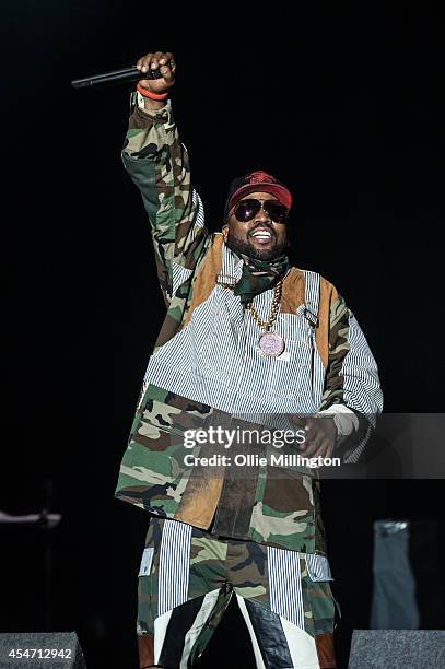 Big Boi of Outcast performs headllining the main stage on Day 2 of Bestival at Robin Hill Country Park on September 5, 2014 in Newport, Isle of Wight.