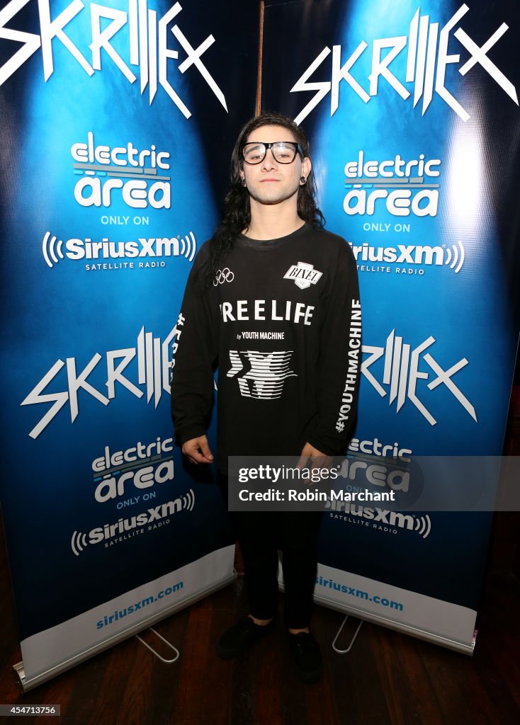 Skrillex Performs Private Concert For SiriusXM Listeners At The Slipper Room In New York City; Performance Airing Live On SiriusXM's Electric Area Channel