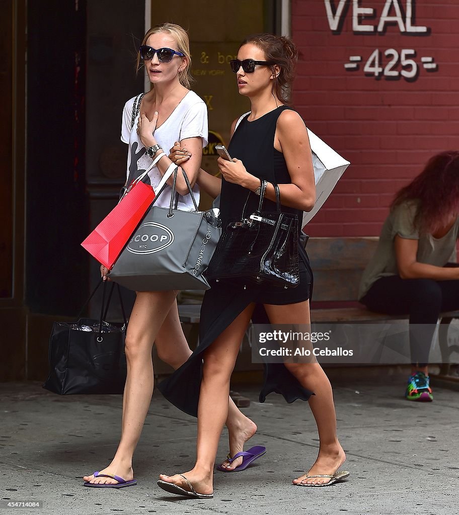 Celebrity Sightings In New York City - September 05, 2014
