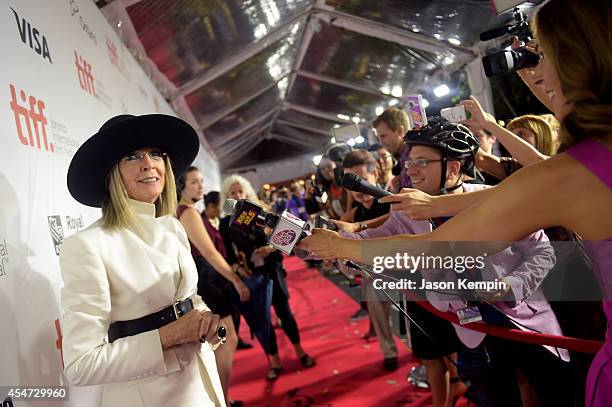 Actress Diane Keaton attends the "Ruth & Alex" premiere during the 2014 Toronto International Film Festival at Roy Thomson Hall on September 5, 2014...