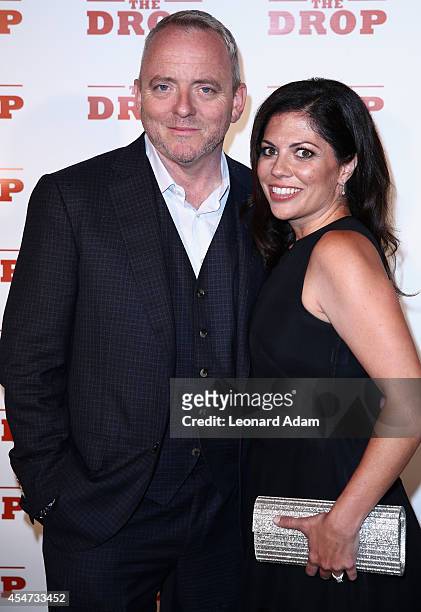 Writer Dennis Lehane and Angela Bernardo attend "The Drop" after party during the 2014 Toronto International Film Festival at CIBO on September 5,...