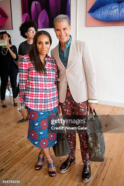 June Ambrose and Jay Manuel attend the 5:31 Jerome Presentation as part of the Mercedes-Benz Fashion Week on September 5, 2014 in New York City.