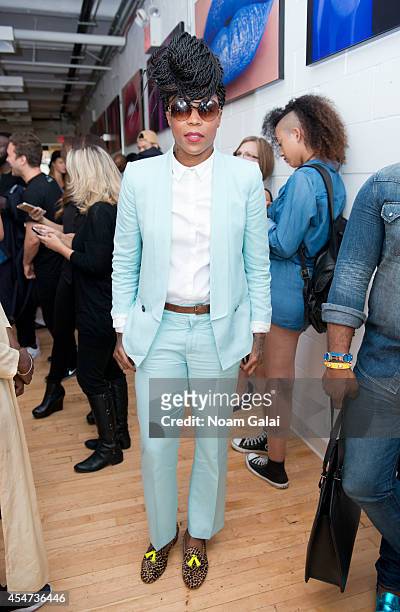Basketball player Cappie Pondexter attends the 5:31 Jerome Presentation as part of the Mercedes-Benz Fashion Week on September 5, 2014 in New York...