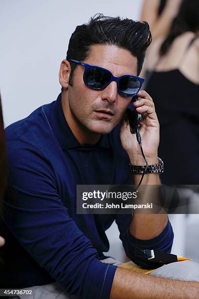 Joseph Errico attends the Adam Selman - Presentation - Mercedes-Benz Fashion Week Spring 2015 at Algus Greenspon Gallery on September 5, 2014 in New...