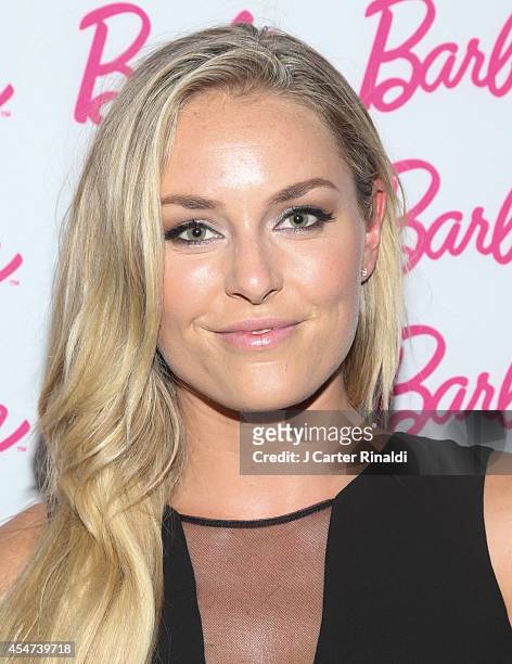 Lindsay Vonn attends Barbie And CFDA Event on September 5, 2014 in New York City.