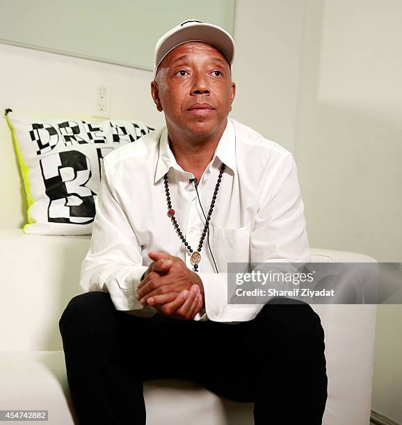 Russell Simmons attends the Argyleculture By Russell Simmons show at Mercedes-Benz Fashion Week Spring 2015 at Helen Mills Event Space on September...