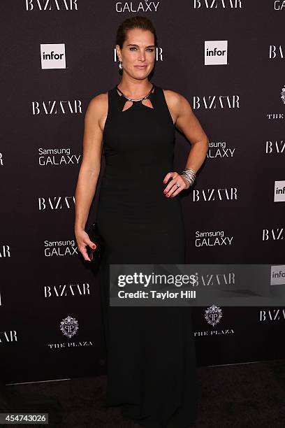 Brooke Shields attends Harper's Bazaar ICONS Celebration at The Plaza Hotel on September 5, 2014 in New York City.