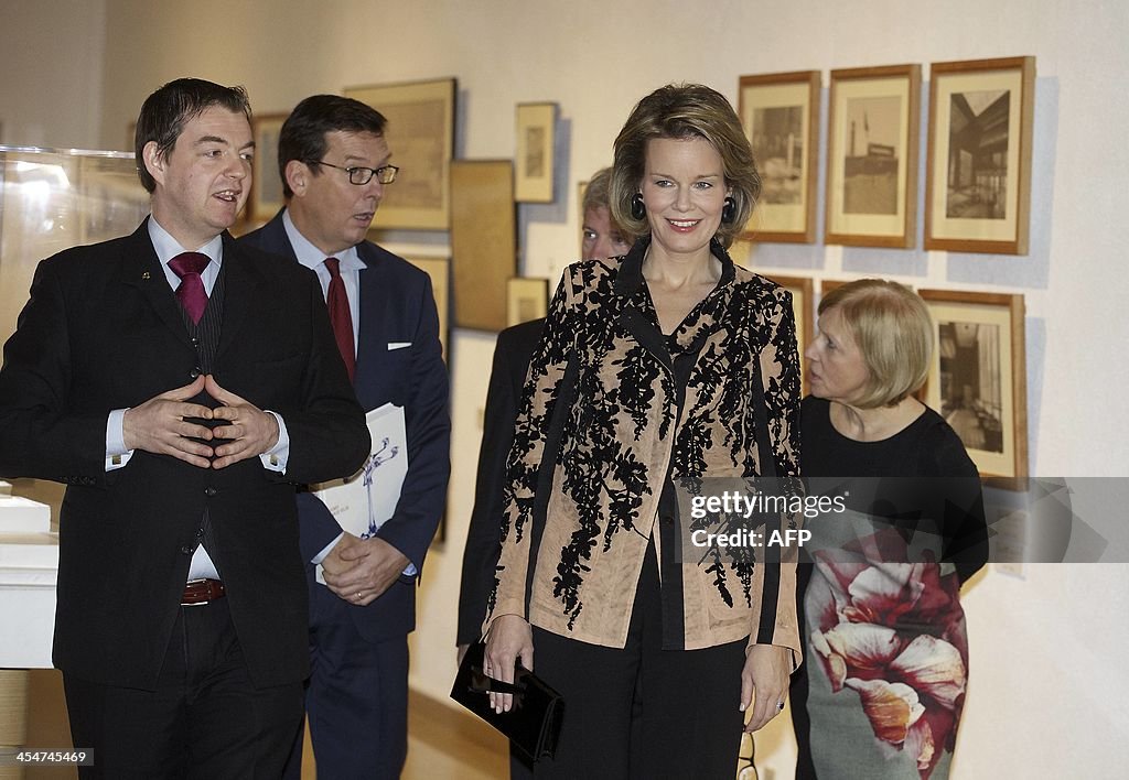 BELGIUM-ROYALS-VAN DE VELDE-EXHIBITION