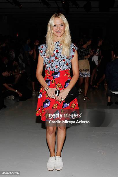 Zana Roberts Rossi attends Suno runway show during Mercedes-Benz Fashion Week Spring 2015 at Center 548 on September 5, 2014 in New York City.