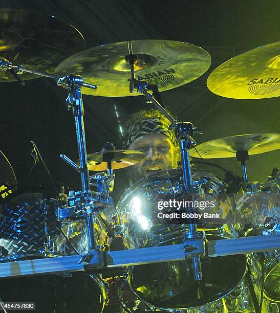 Pero of Twisted Sister performs at Best Buy Theater on September 5, 2014 in New York City.