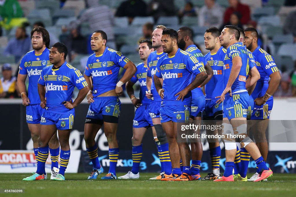 NRL Rd 26 - Raiders v Eels