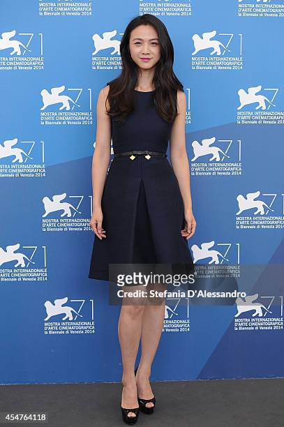 Actress Tang Wei attends 'The Golden Era' Photocall during the at Palazzo Del Casino on September 6, 2014 in Venice, Italy.