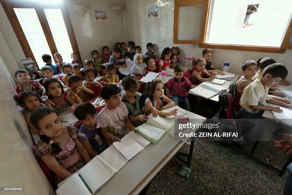 SYRIA-CONFLICT-EDUCATION-ALEPPO