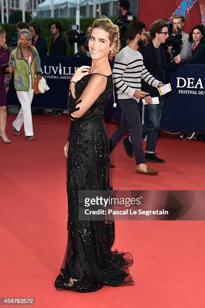 Vahina Giocante attends 'The Hundred Foot Journey' Premiere on September 6, 2014 in Deauville, France.
