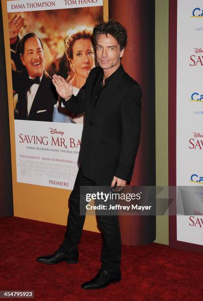 Singer Richard Marx arrives at the 'Saving Mr. Banks' - Los Angeles Premiere at Walt Disney Studios on December 9, 2013 in Burbank, California.