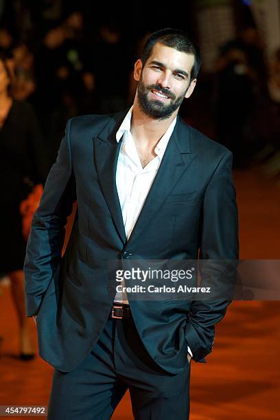 Actor Ruben Cortada attends the 6th FesTVal Television Festival 2014 closing ceremony at the Principal Theater on September 6, 2014 in...